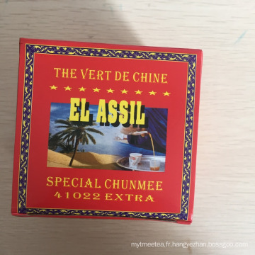 thé vert chine 41022 EL ASSIL qualité extra en boite rouge 250g